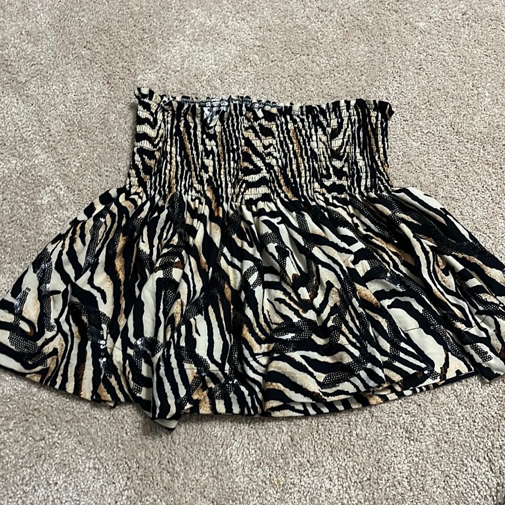 QUEEN OF SPARKLES TIGER SWING SHORT